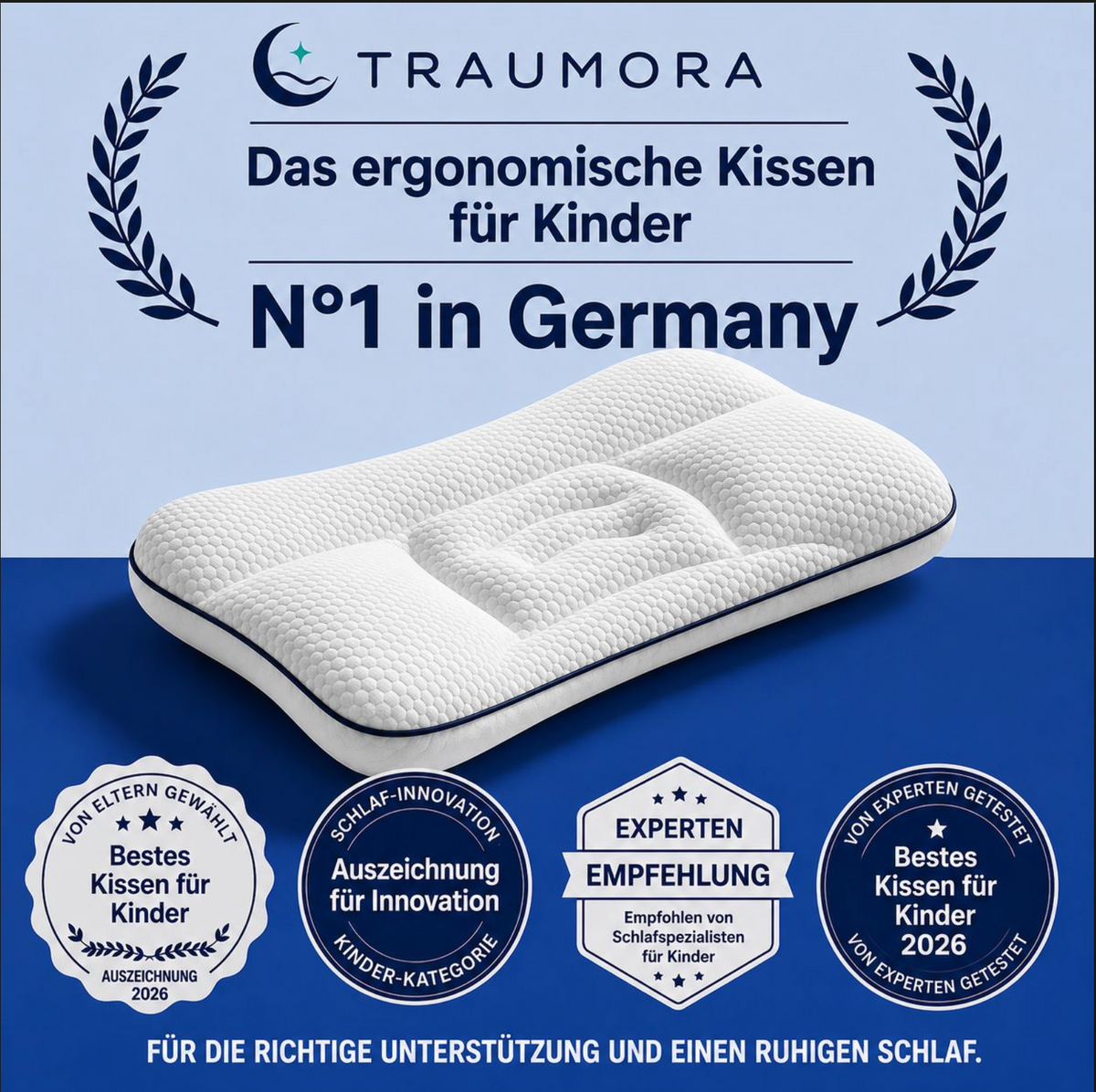 ErgoKids – Ergonomisches Kinderkissen