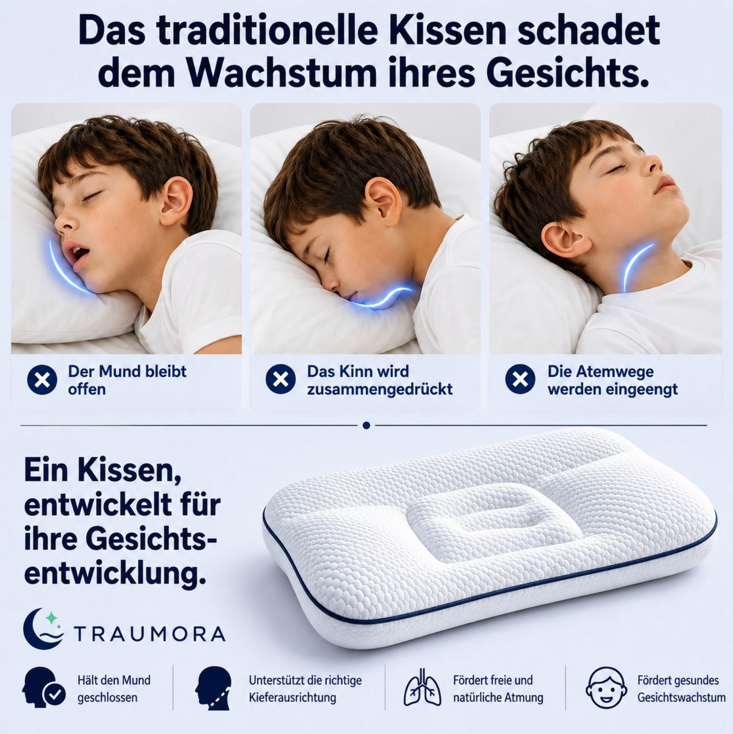 ErgoKids – Ergonomisches Kinderkissen